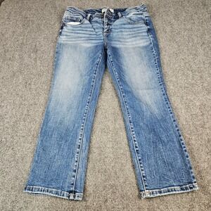 BKE Denim Payton Jeans Womens 30 Universal Fit Mid Rise Straight Leg Medium Wash